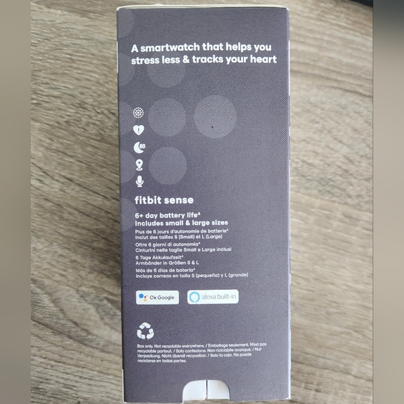 Fitbit Sense - carbon fiber edition - Picture 2 of 9